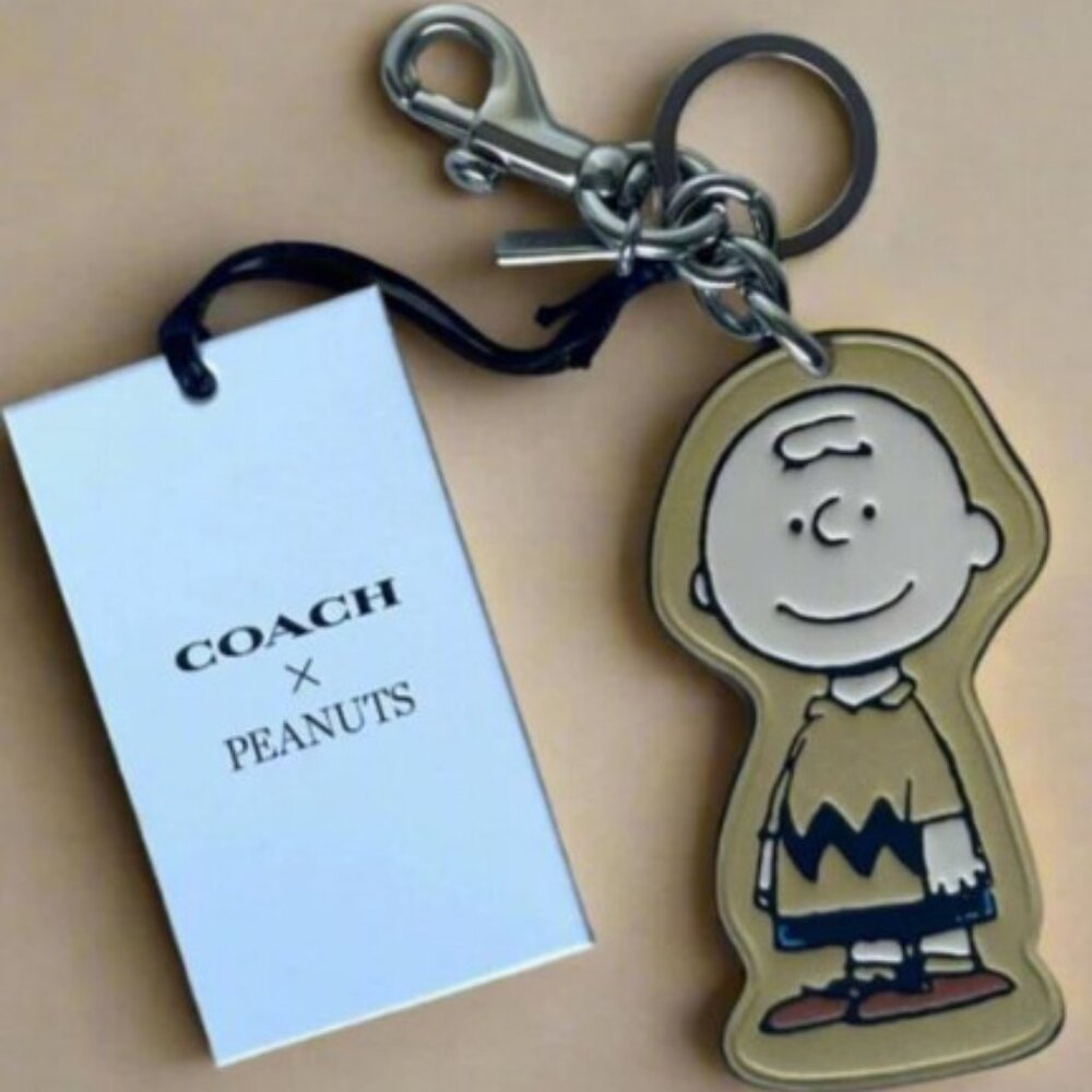 Coach X Peanuts Charlie Brown Bag Charm